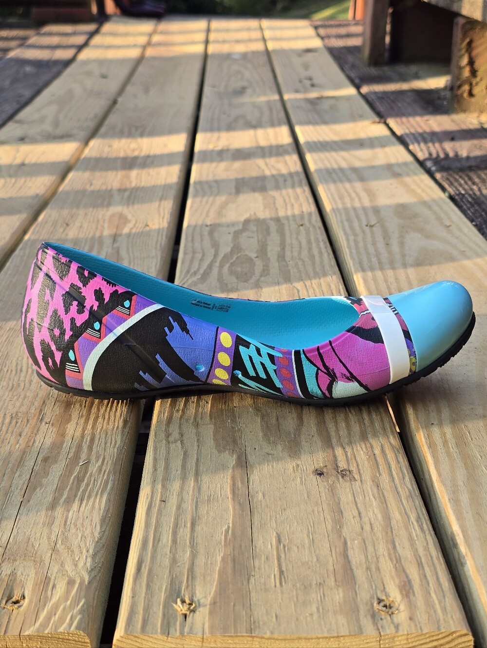 Rare, Crocs x Patricia Field Cap Toe House of Field Flats, Sz 10 - Picture 6 of 10